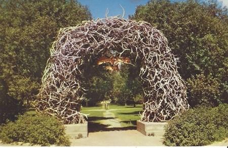 Jackson WY-Wyoming, Elk Horn Arch, Scenic View