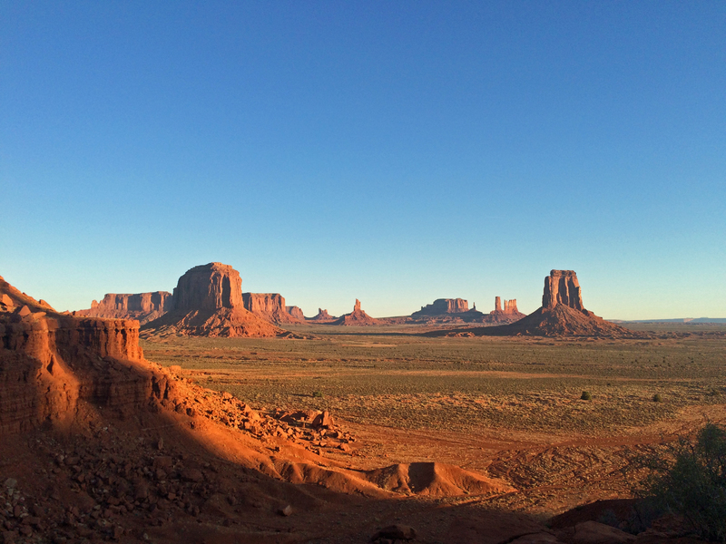 Morning Light across Monument Valley