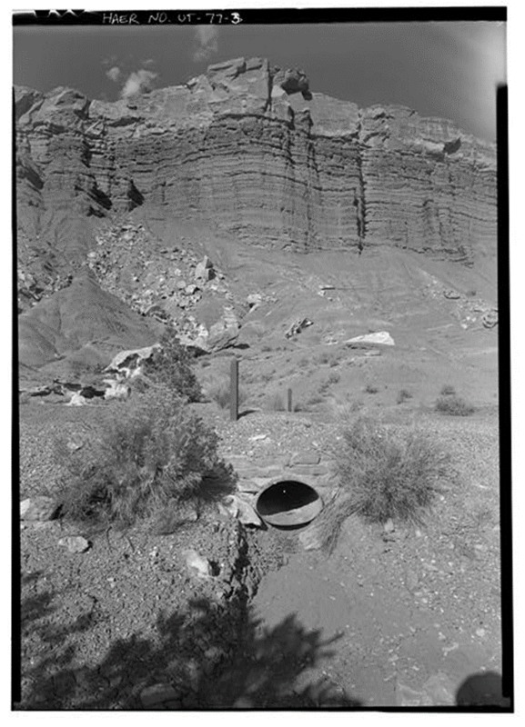 Culvert at Capitol Reef