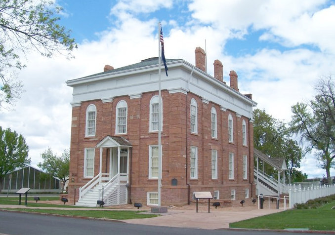 The statehouse in Fillmore