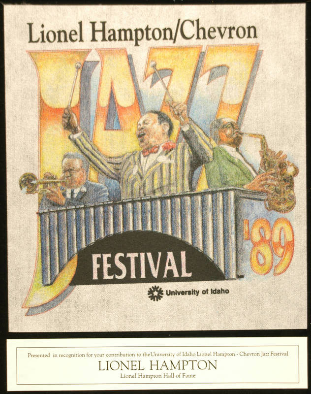 Award to Lionel Hampton