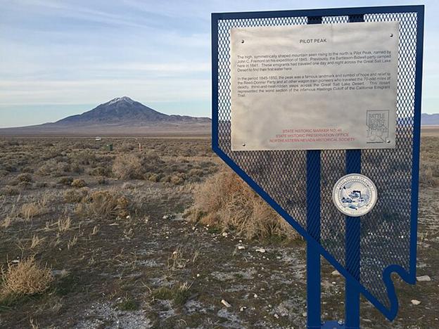 State Historic Marker, Pilot Peak