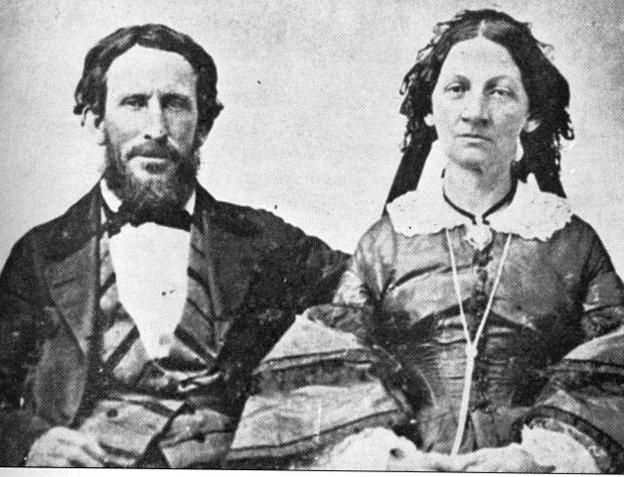 Donner Party leader James Reed and his wife Margaret Reed.