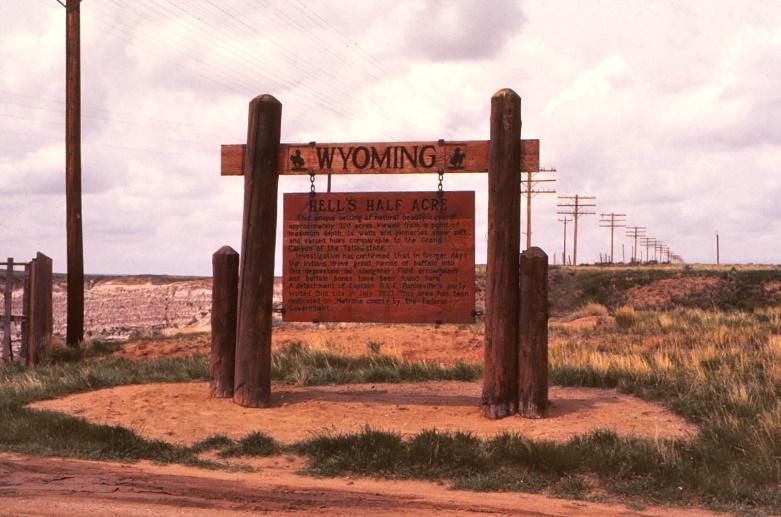 Wyoming - Hell’s Half Acre – May 1976