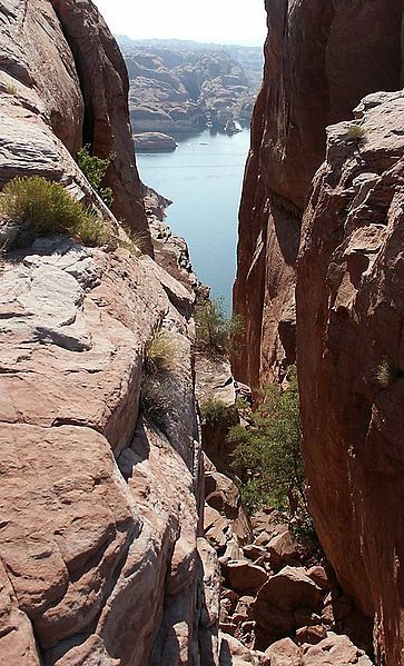 Hole in the Rock chute