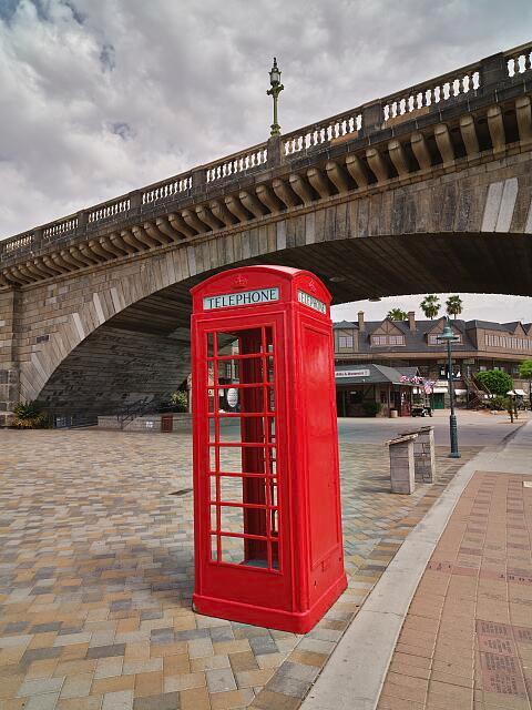 A London Telephone Box at Lake Havasu