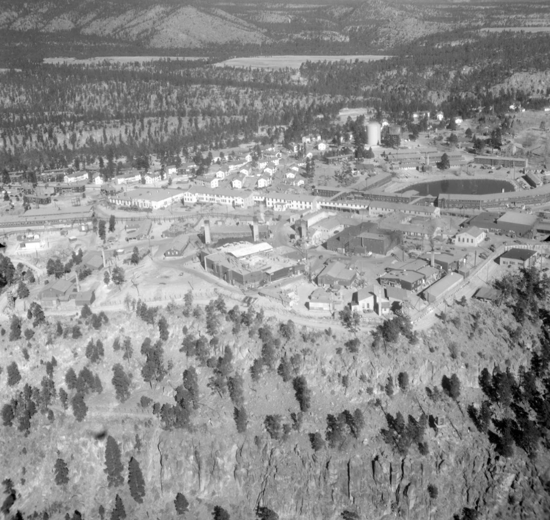 1946 Aerial View of Los Alamos