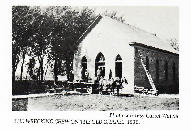Wrecking Crew on the Old Chapel