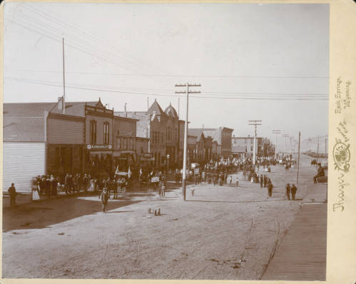 Rock Springs Main Street, c. 1900