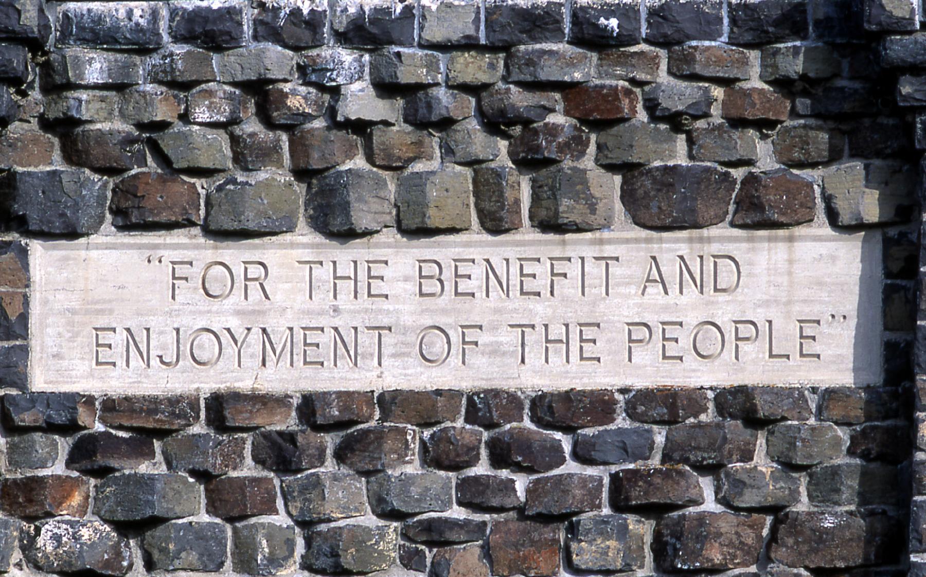 Inscription on the Roosevelt Arch