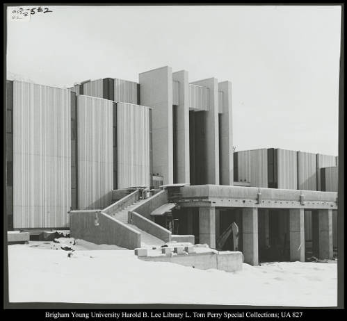 Brigham Young University photographs of the J. Reuben Clark Law School Building
