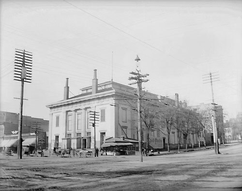 An Exterior View of the Salt Lake Theatre. Salt Lake City, Utah, 1900. 