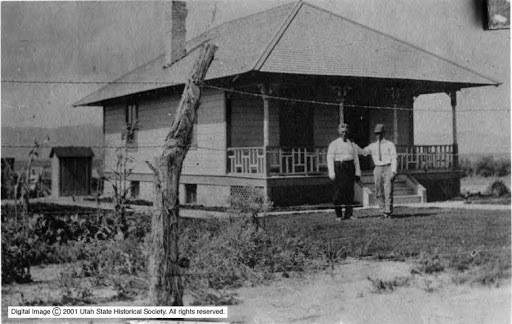Iosepa Residents in Front of One of the Original Homes