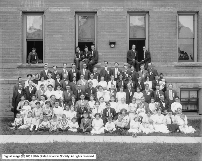 Utah Association of the Deaf held at the Utah School for the Deaf and Blind in Ogden, Utah, 1912