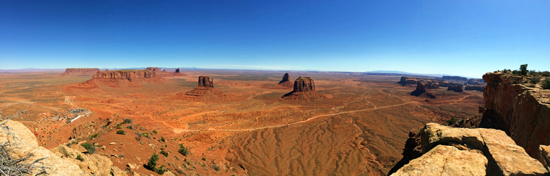 Monument Valley from Mitchell Mesa