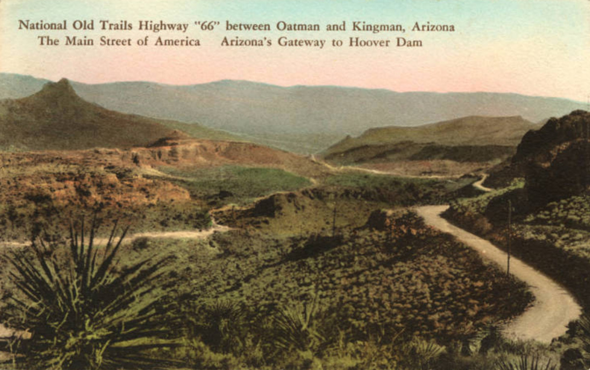 Route 66 Arizona Postcard
