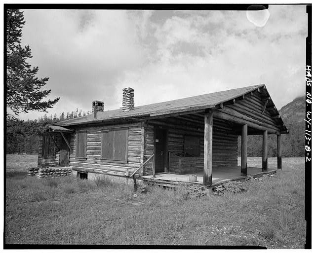 Russell Lucas Cabin looking West<br />