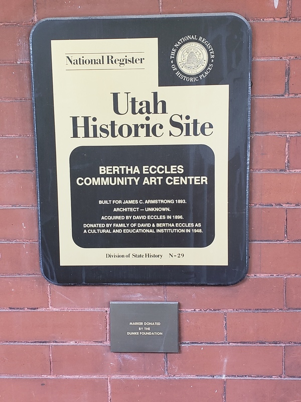 National Register plaque