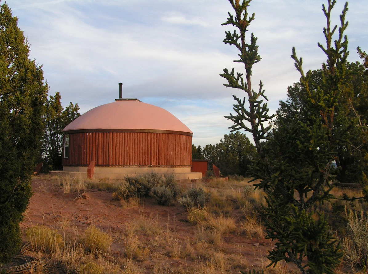 The Native American Bahá'í Institute’s Prayer Hogan in Houck, Arizona