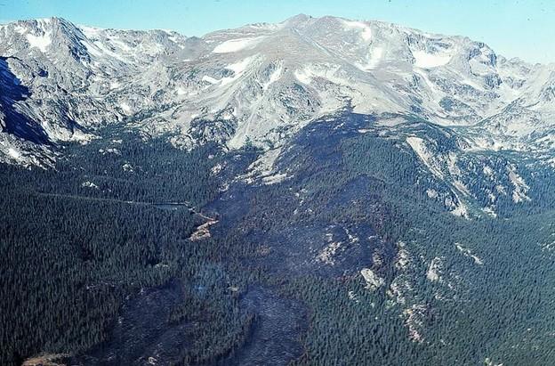 Aerial View of Ouzel Burn Area, September 1978