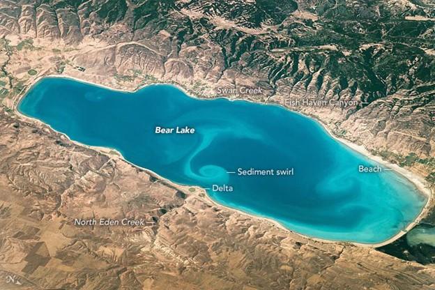 Bear Lake Satellite Image, 2016
