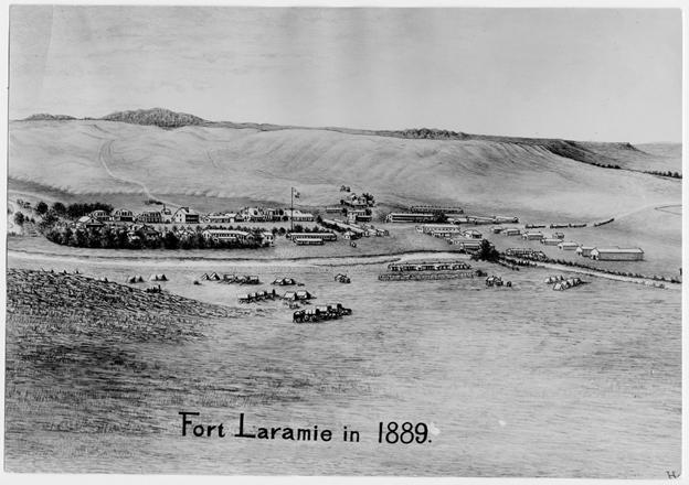 Fort Laramie in 1889