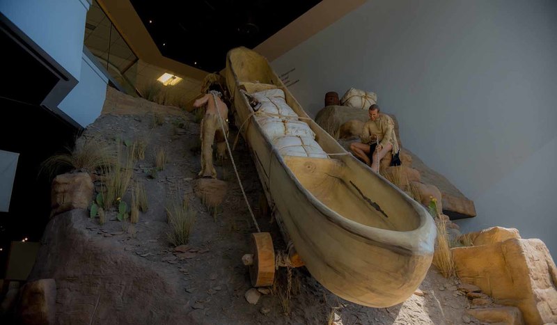 Display Depicting the Portage