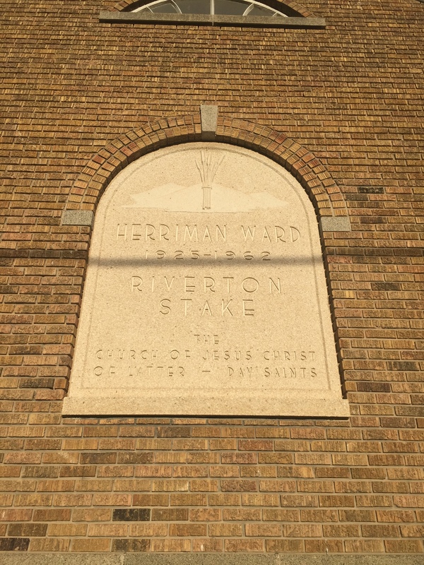 Front of Herriman Chapel, Constructed 1925