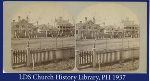 Residence and Offices of President Young 1875