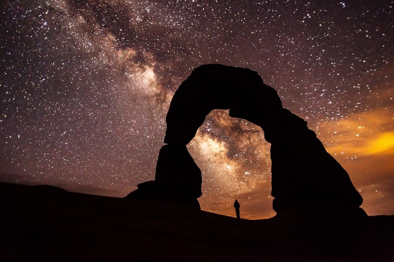 Milky Way over Arches
