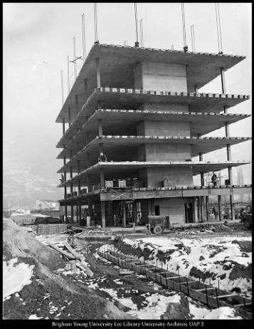 Construction of Deseret Towers