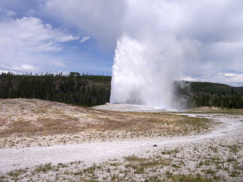 Old Faithful Geyser Yellowstone National Park