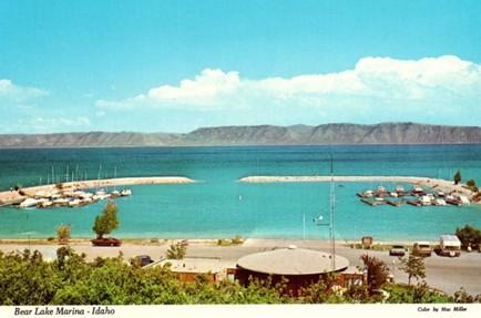 Bear Lake Marina Idaho Vintage Postcard Collectible Scenic View