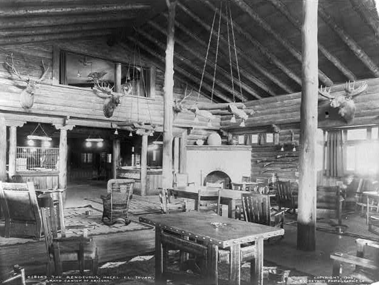 The Rendezvous Room, Hotel El Tovar, c. 1905