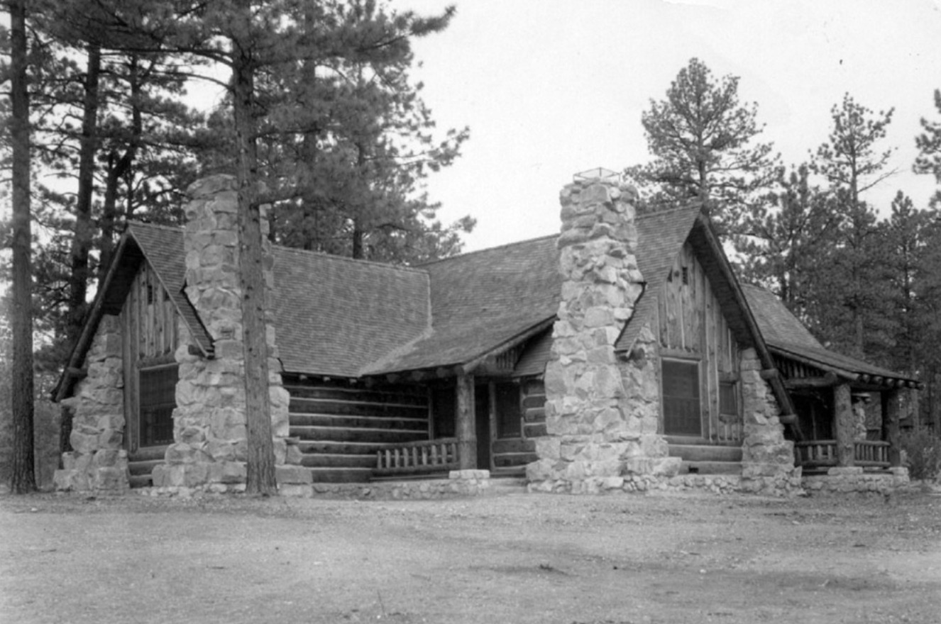 A deluxe cabin at Bryce Canyon, c. 1929