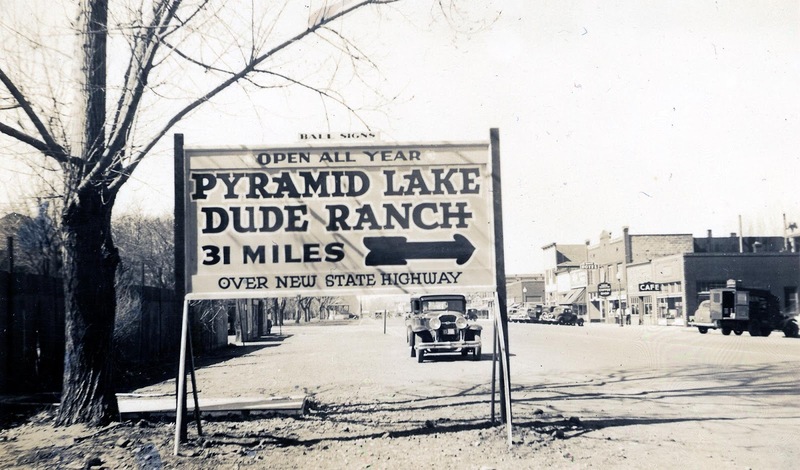 Advertisement for Pyramid Lake Ranch