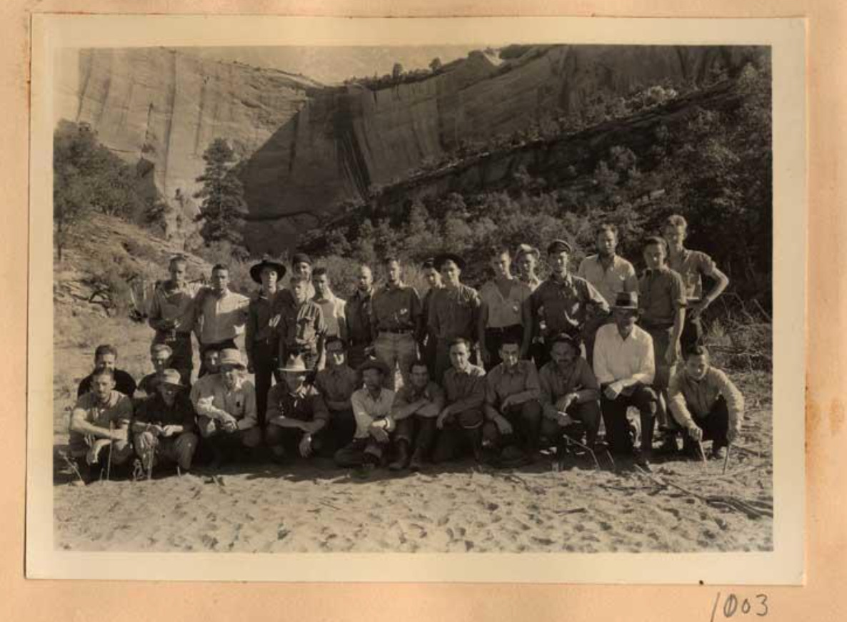 Rainbow Bridge–Monument Valley Expedition taken by Clifford Bond in 1934