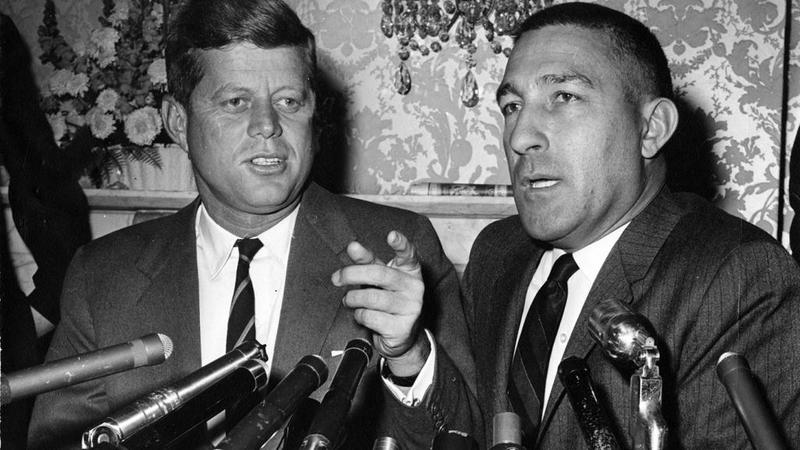Stewart L. Udall and John F. Kennedy
