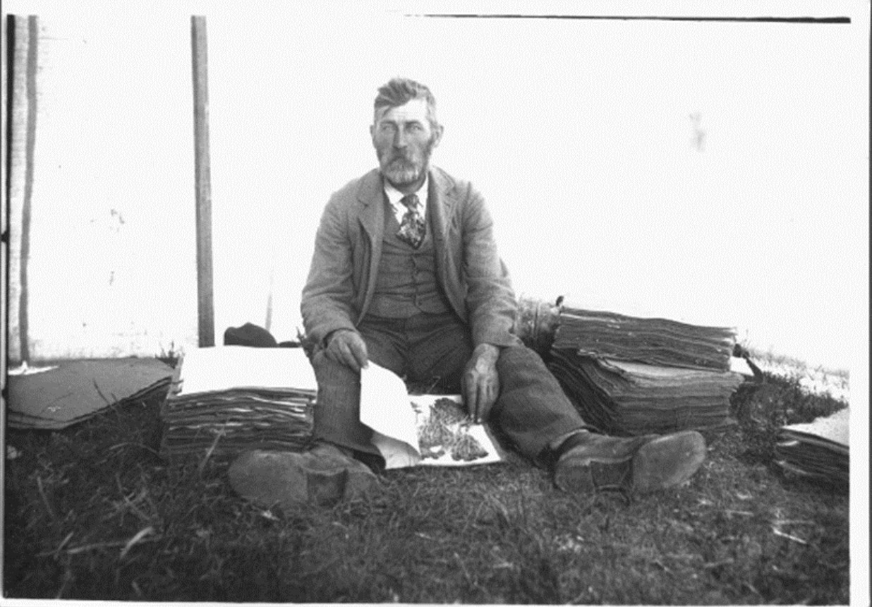 Aven Nelson at the end of his collection trip to Yellowstone Park in September 1899