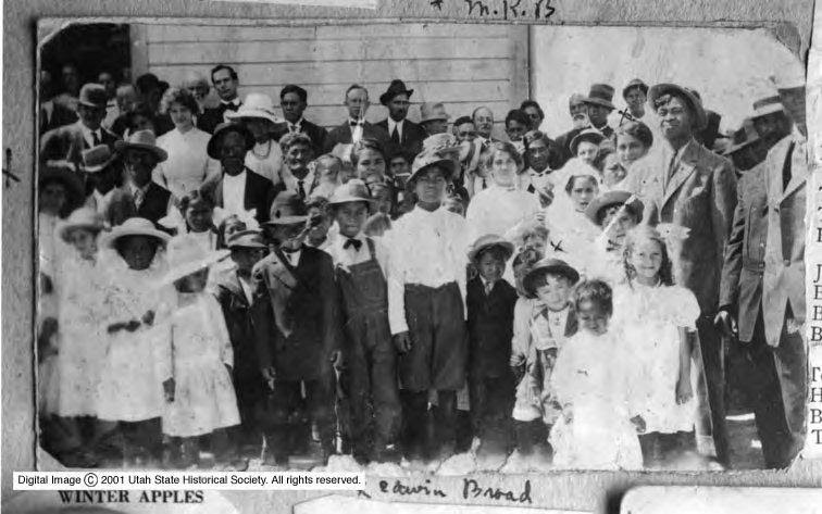 Iosepa Residents Celebrating Pioneer Day in 1913.