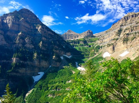 View from the Aspen Grove Trail, behind Sundance Resort