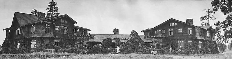 The Front of Riordan Mansion circa 1911<br />