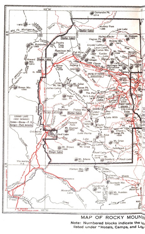 Map of Estes Park<br />