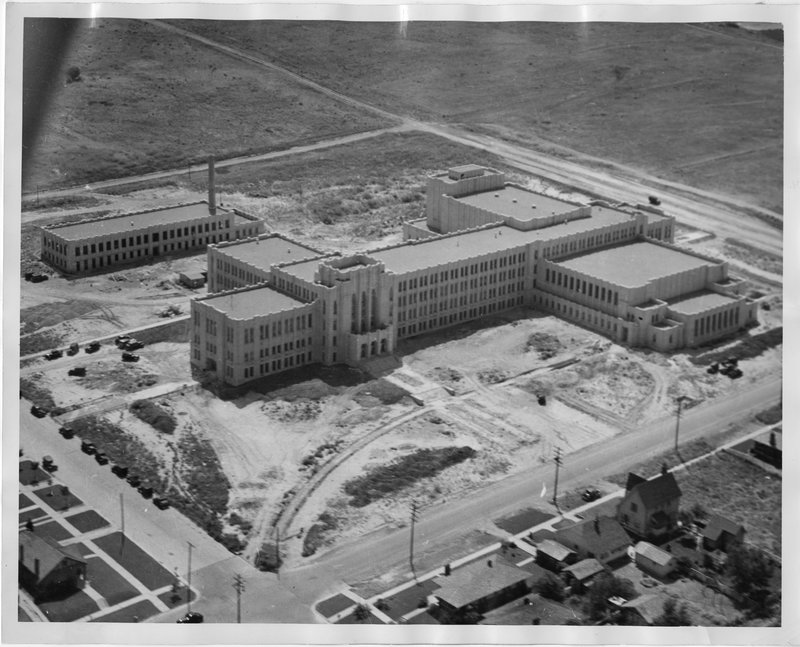 Aerial view of the Ogden High School