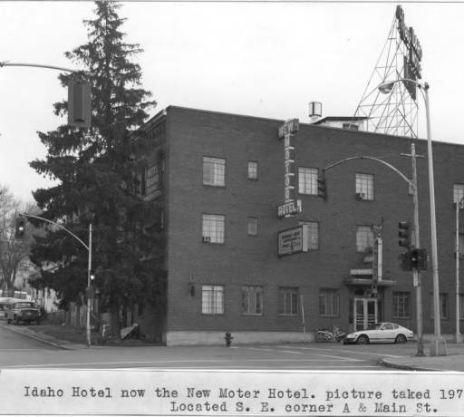 Idaho Hotel, now the New Moter (sic) Hotel