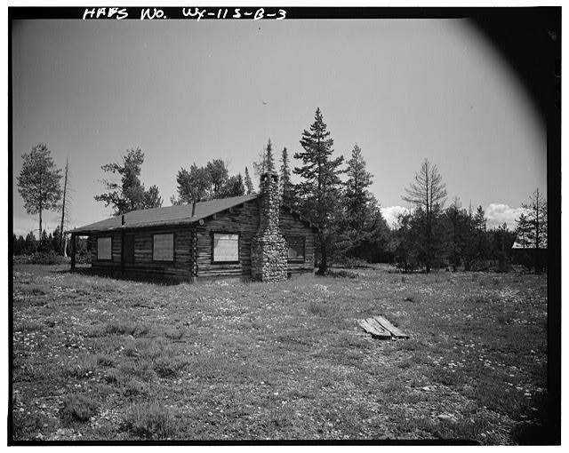 Russell Lucas Cabin looking East<br />