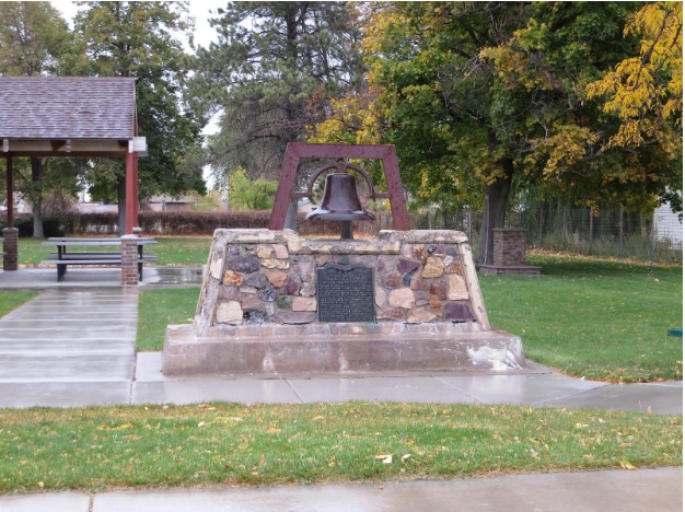 Original site of the First Relief Society Hall in Santaquin