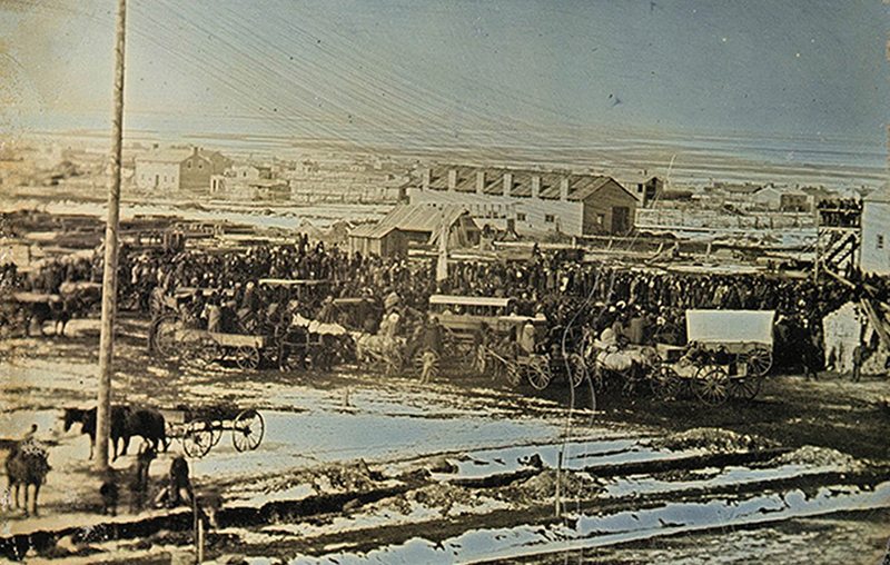 Groundbreaking of the Salt Lake Temple