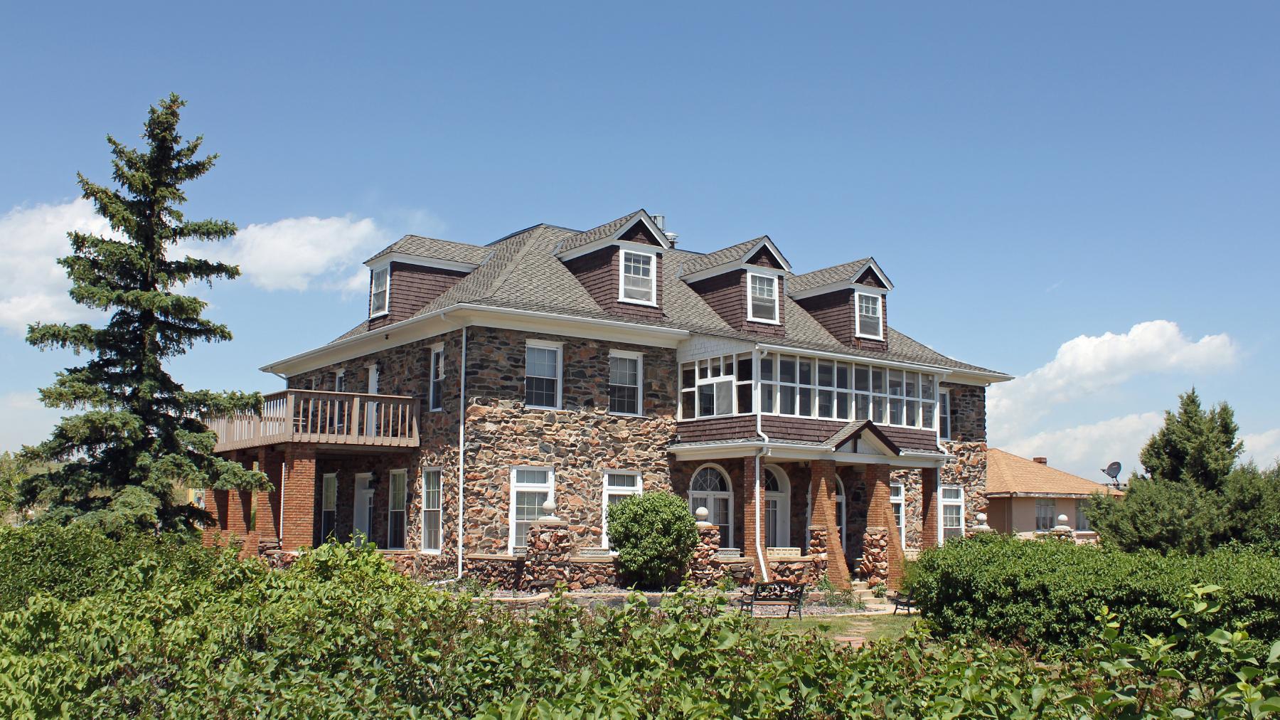 Stone House at Mother Cabrini Shrine in Golden, Colorado